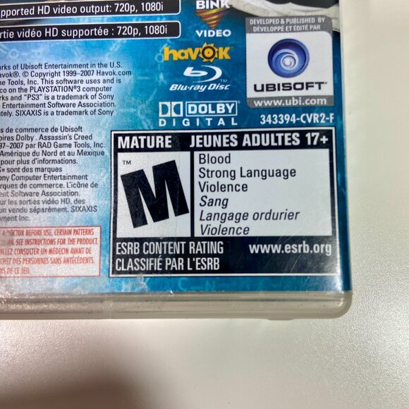 Assassin's Creed Greatest Hits (Sony PlayStation 3, 2007) - CIB - Tested - Picture 3 of 5